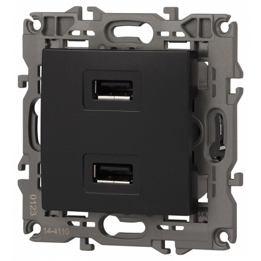 Розетка 2хUSB type A без рамки Эра Эра Elegance 14-4110-05