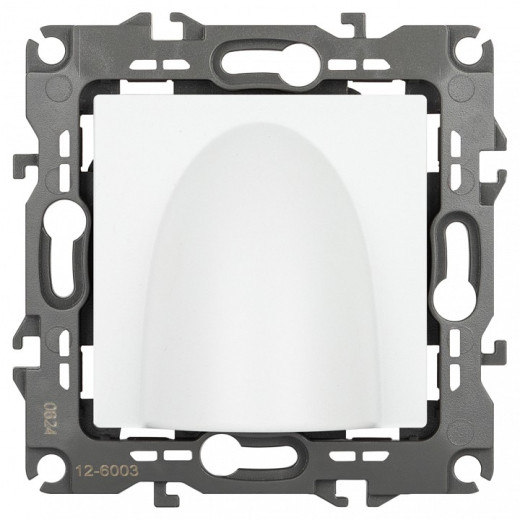 Розетка для вывод кабеля без рамки Эра Эра 12 12-6003-01М