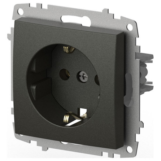 Розетка с заземлением, без рамки Elbi Eleсtriс Zena Vega 609-011100-217