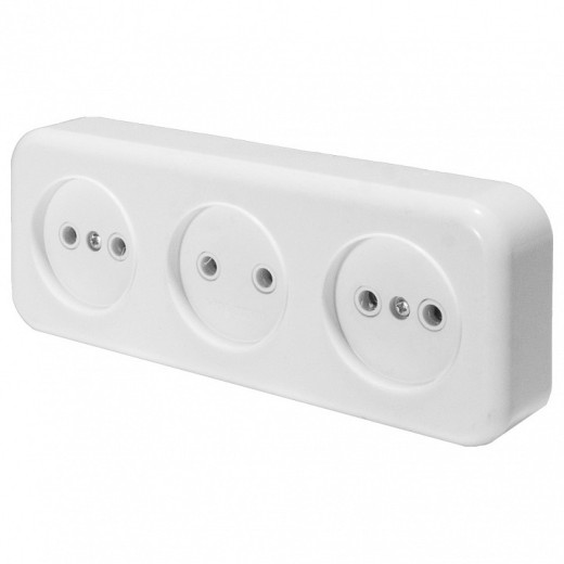 Розетка без заземления Stekker Stekker 39699