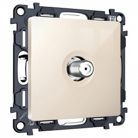 ТВ-розетка без рамки Ambrella Volt ALFA MA313050