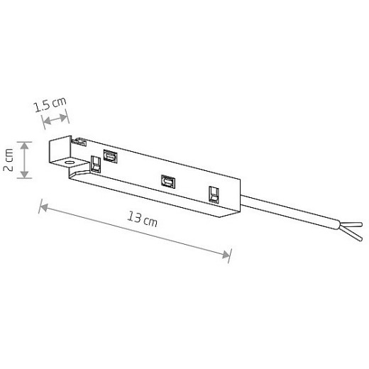 Токопровод концевой Nowodvorski Lvm 10168