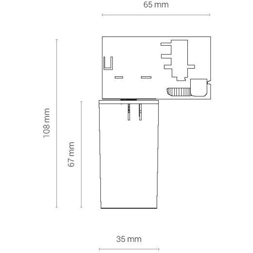 Переходник для трека Nowodvorski Ctls Adapter 8281