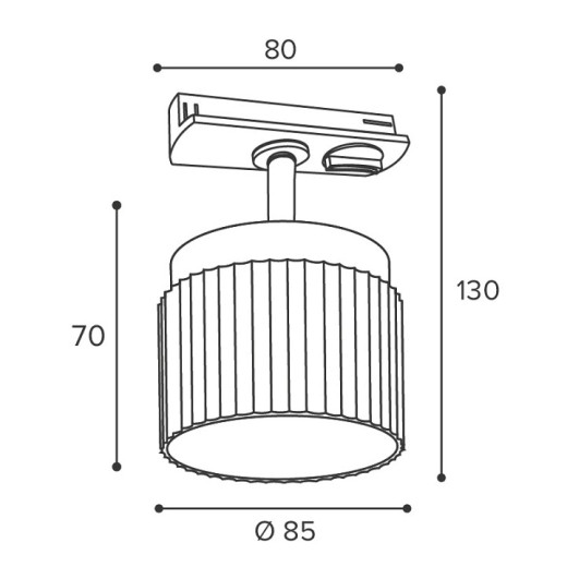 Светильник на штанге Wolta MUSE WTL-GX53/19BG