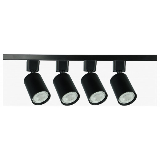 Комплект трековый Эра  TR70-SET4-GU10-BK