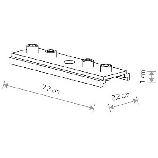 Крепление для трека Nowodvorski Lvm Connector 10171
