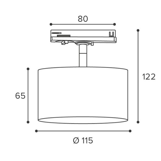 Светильник на штанге Wolta BASIC WTL-18/GX70-BL