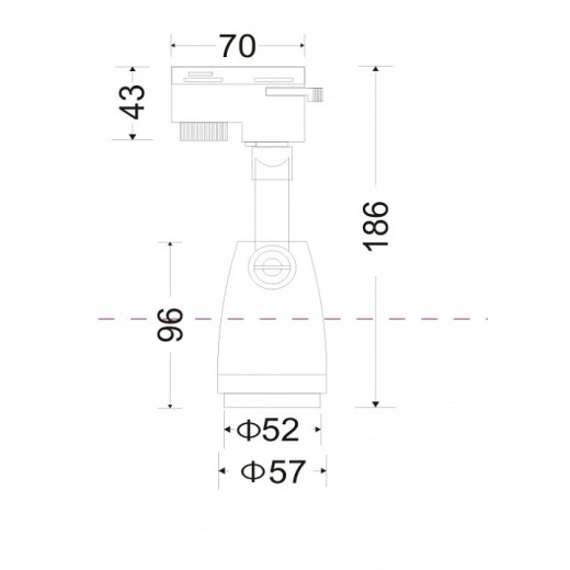 Светильник на штанге Maytoni CELO TR001-1-GU10-B