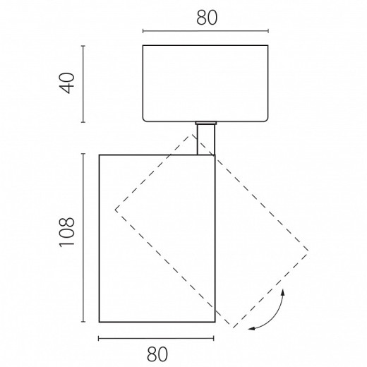 Спот Lightstar Alta Base A5337SO