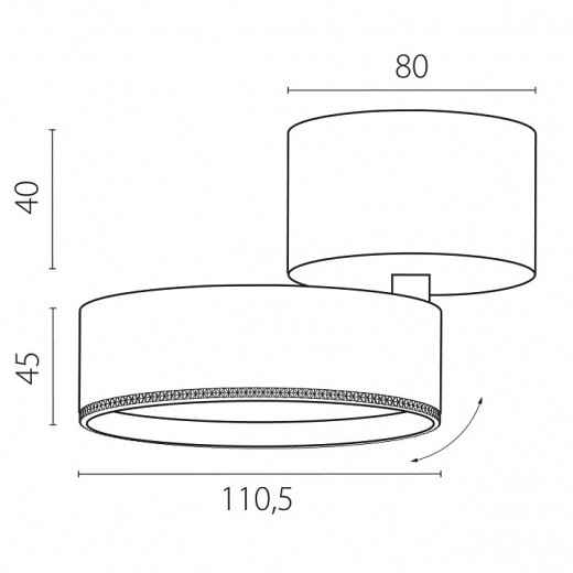 Спот Lightstar Alta Pro A5637SO