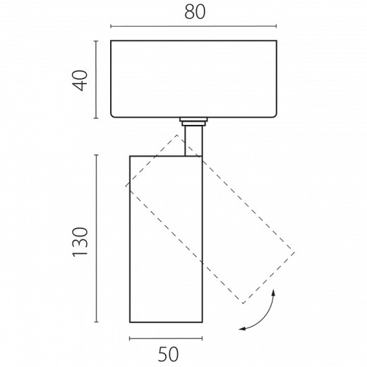 Спот Lightstar Canno Pro C4127SO