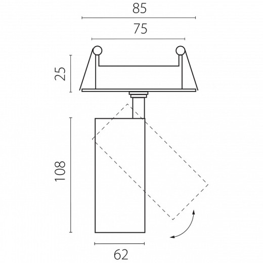 Спот Lightstar Alta Base A5136RS