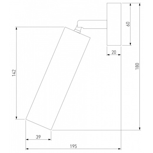 Спот Eurosvet Ease 20128/1 LED белый