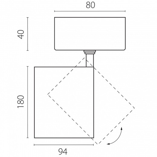 Спот Lightstar Canno Pro C4407SO