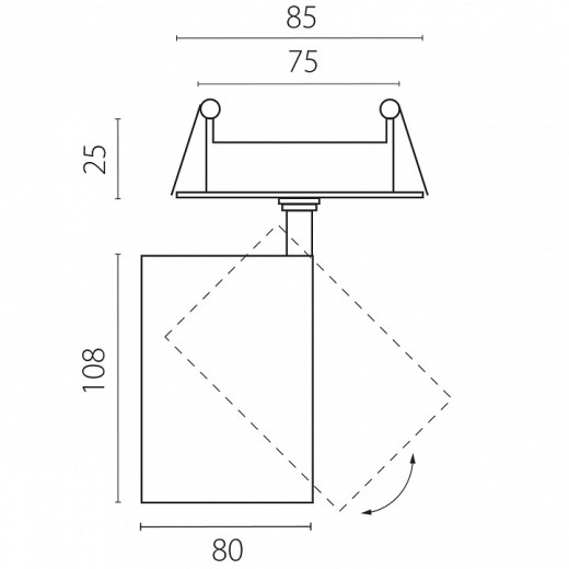Спот Lightstar Alta Base A5337RS
