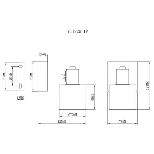 Спот Moderli Malet V11826-1W