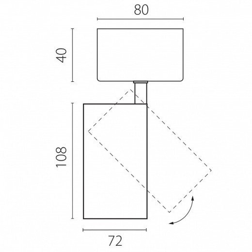 Спот Lightstar Alta Base A5236SO