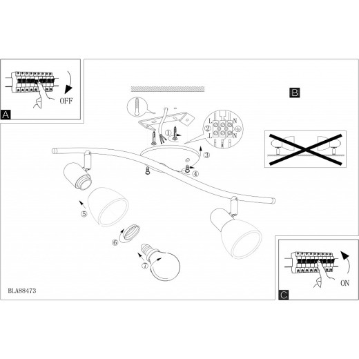 Спот Eglo Dakar 1 88473