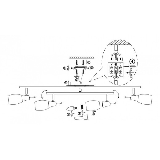 Спот Globo Gillian 54983-4