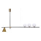 Светильник на штанге LUMINA DECO Renzo LDP 6043-4 BK+MD