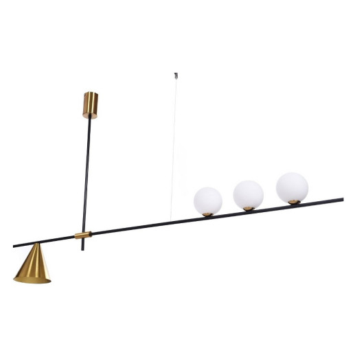Светильник на штанге LUMINA DECO Renzo LDP 6043-4 BK+MD