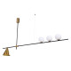 Светильник на штанге LUMINA DECO Renzo LDP 6043-4 BK+MD