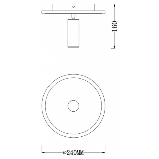 Светильник на штанге Escada 20046LED 20046SMA/01LED WH