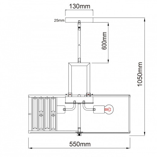 Светильник на штанге MW-Light Монарх 1 121010305