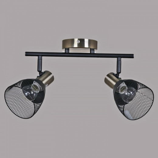 Светильник на штанге  05965-0.8-02 BK+AB