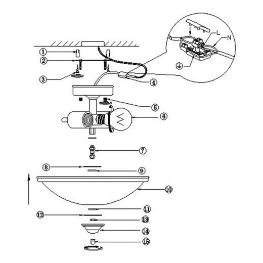 Светильник на штанге Globo Sassari 6905-2D