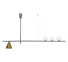 Светильник на штанге LUMINA DECO Renzo LDP 6043-4 BK+MD