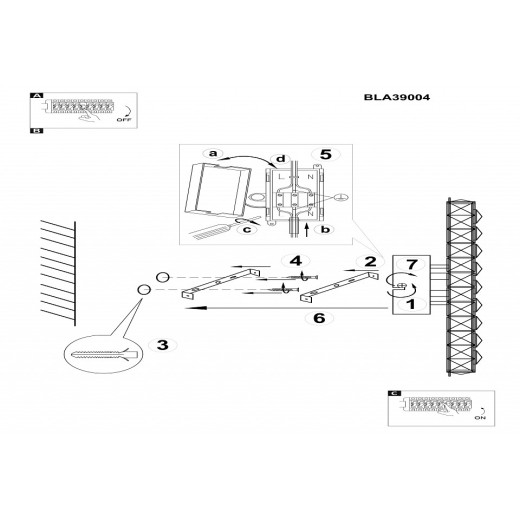Накладной светильник Eglo Toneria 39004