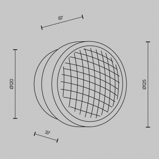 Накладной светильник Maytoni Olo MOD493WL-L6PTK