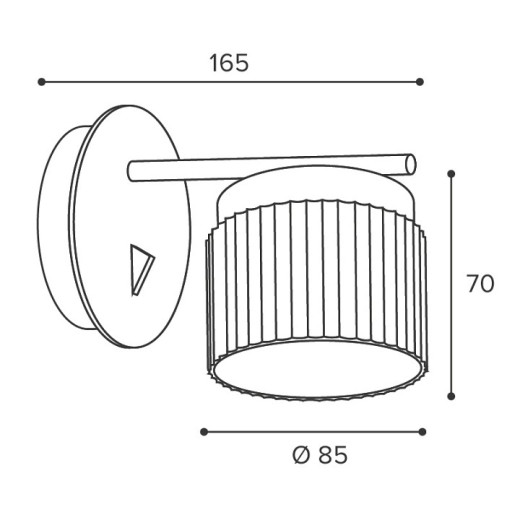Накладной светильник Wolta MUSE WSL-GX53/W19WG