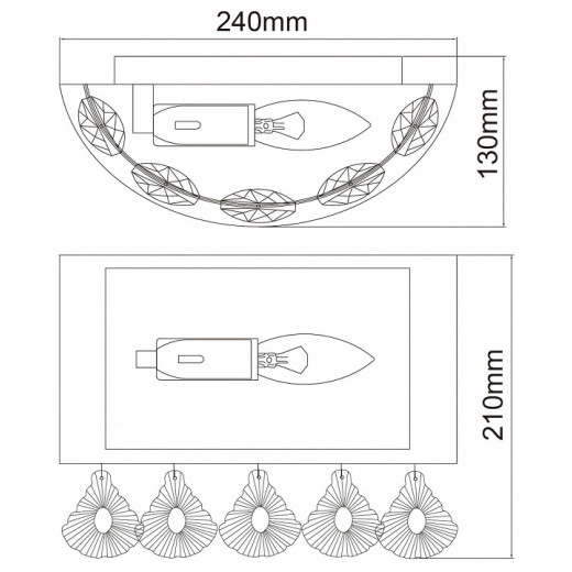 Накладной светильник MW-Light Жаклин 15 465026601