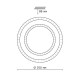 Накладной светильник Odeon Light L-VISION 7174/15WLA
