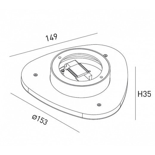 Накладной светильник DesignLed ML 00-00016543