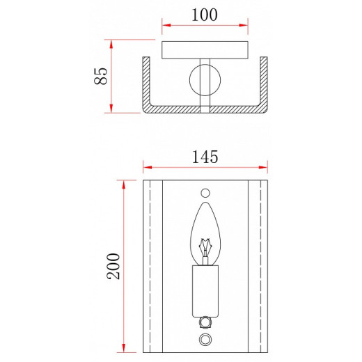 Накладной светильник Freya Fresco FR5190WL-01BS2