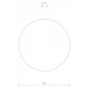 Накладной светильник Nowodvorski Ring Timber Led XL 11292