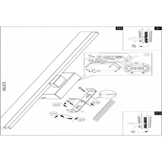 Подсветка для зеркала Eglo Palmital 97966