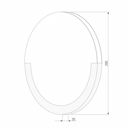 Накладной светильник Eurosvet Radiant 40147/1 LED белый 5W
