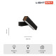 Накладной светильник LIGHTERA Baffin LE112W-1B