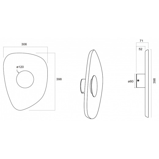 Накладной светильник Mantra Acustic 9444
