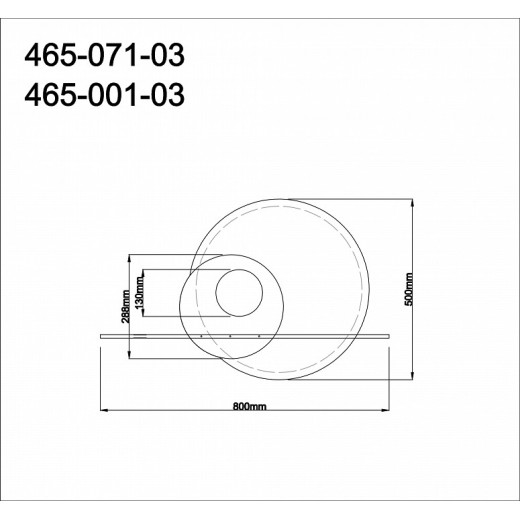Накладной светильник Velante 465 465-001-03