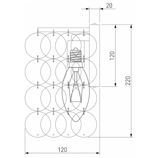 Накладной светильник Eurosvet Sandra 60084/2