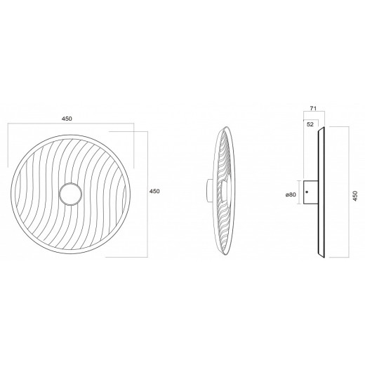 Накладной светильник Mantra Acustic 9442