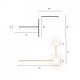 Накладной светильник Imperiumloft LINES LINES-13