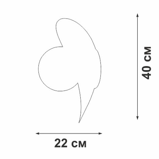 Накладной светильник Vitaluce V2731 V2731-8/1A