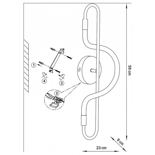 Накладной светильник Lightstar Corinto 637653