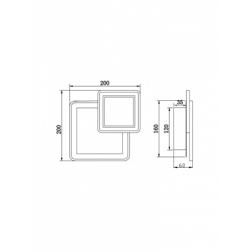 Накладной светильник Freya  FR10027WL-L13W